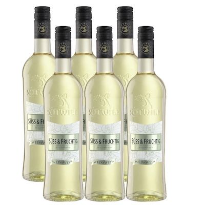 🍷 6 x 0,75L Rotwild Weißwein süß & fruchtig für 17€ (statt 27€)