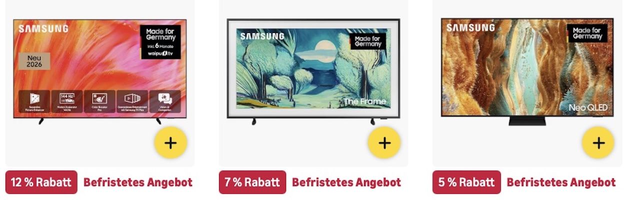 😳📺💥 Amazon: Smart TVs im frühen Prime SALE mit bis -50% z.B. 98 😳📺💥 Amazon: Smart TVs im frühen Prime SALE mit bis 50% z.B. 98 Samsung Crystal 4K UHD TV für 1.680€ (statt 1.899€)