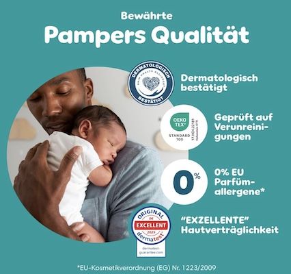 💩 144x Pampers Baby Dry Windeln in Größe 8 (17kg+) ab 46,74€ (statt 80€)
