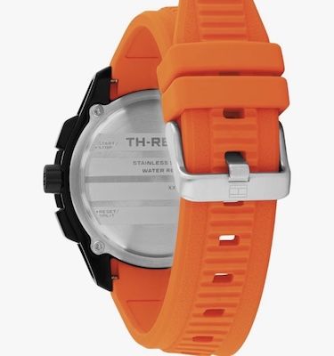 🧡 Tommy Hilfiger Analoguhr in Orange für 97,61€ (statt 120€)