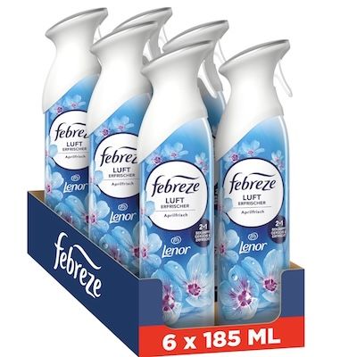 👃🏻 6x 185ml Febreze Lufterfrischer Aprilfrisch für 18,75€ (statt 23€)
