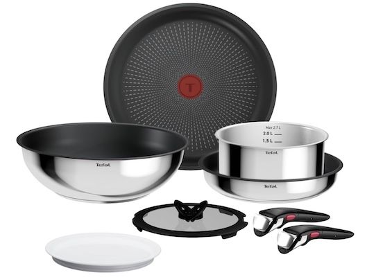 👨‍🍳 Tefal Ingenio Comfort Max 8 tlg. Kochgeschirr Set für 89,99€ (statt 140€)
