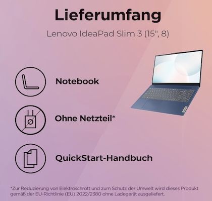 đ» Lenovo IdeaPad Slim 3 Laptop mit 8GB/128GB fĂŒr 269,99⏠(statt 320âŹ) đ» Lenovo IdeaPad Slim 3 Laptop mit 8GB/128GB fĂŒr 269,99⏠(statt 320âŹ)
