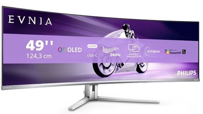 🖥️ Philips Evnia 49 🖥️ Philips Evnia 49 Curved Gaming Monitor für 799€ (statt 899€)