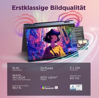 Lenovo IdeaPad 5 - 2 in 1 Laptop mit 16/512GB für 979€ (statt 1.199€) Lenovo IdeaPad 5 2 in 1 Laptop mit 16/512GB für 979€ (statt 1.199€)
