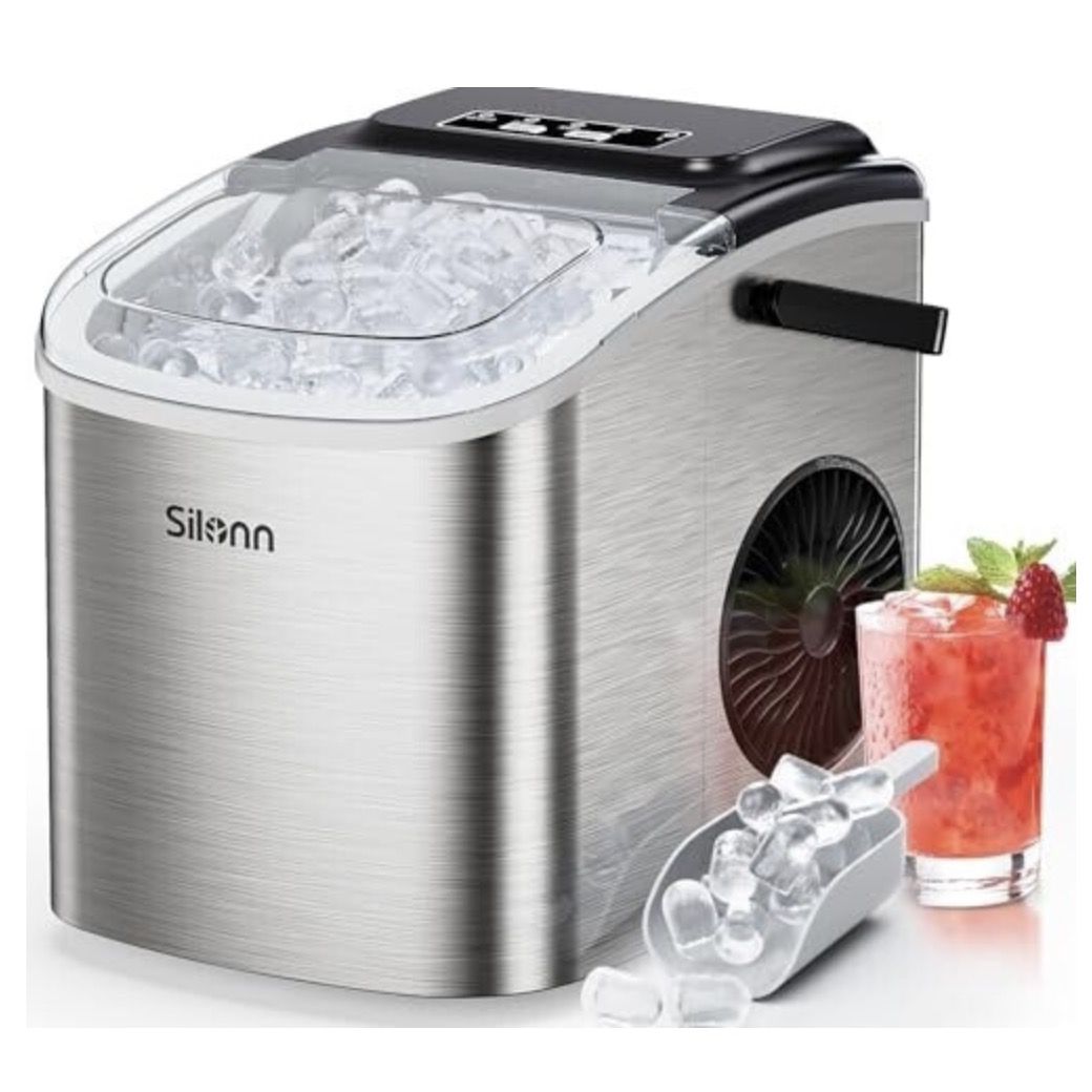 Silonn Eiswürfelmaschine mit 9 🧊 in 6 Minuten für 69,99€ (statt 90€)