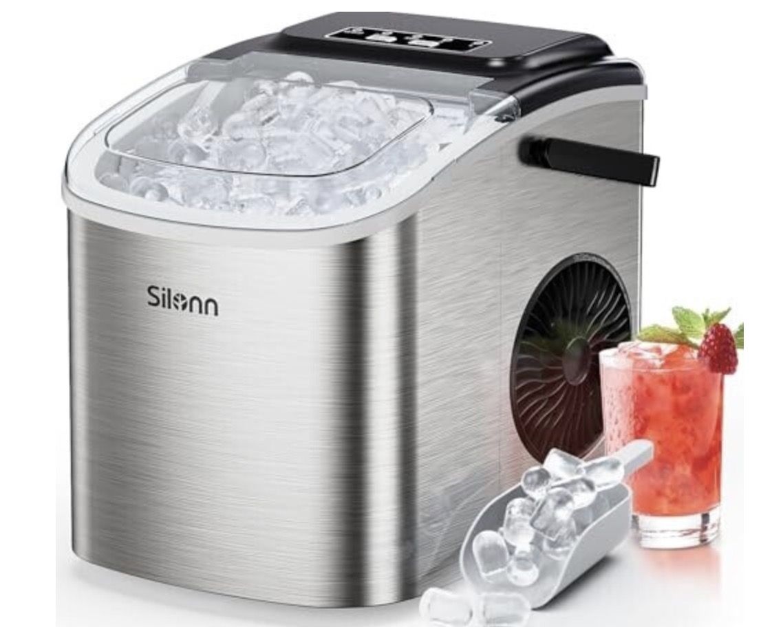 Silonn Eiswürfelmaschine mit 9 🧊 in 6 Minuten für 69,99€ (statt 90€) Silonn Eiswürfelmaschine mit 9 🧊 in 6 Minuten für 69,99€ (statt 90€)