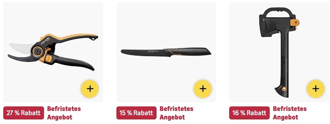 🪓 Amazon: Fiskars im Sale mit bis zu -42% z.B. 0,5L Isolierflasche für 10€ (statt 18€) 🪓 Amazon: Fiskars im Sale mit bis zu 42% z.B. 0,5L Isolierflasche für 10€ (statt 18€)