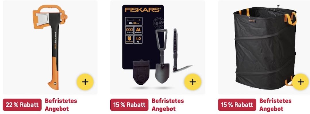 🪓 Amazon: Fiskars im Sale mit bis zu -42% z.B. 0,5L Isolierflasche für 10€ (statt 18€) 🪓 Amazon: Fiskars im Sale mit bis zu 42% z.B. 0,5L Isolierflasche für 10€ (statt 18€)