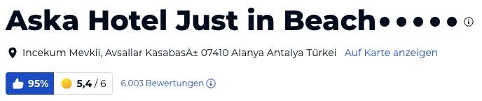 🏖️ Sonnenklar: 8 Tage Türkei im 5* Aska Just In Beach ☀️ mit All-Inkl. ab 369€ (statt 612€) 🏖️ Sonnenklar: 8 Tage Türkei im 5* Aska Just In Beach ☀️ mit All Inkl. ab 369€ (statt 612€)