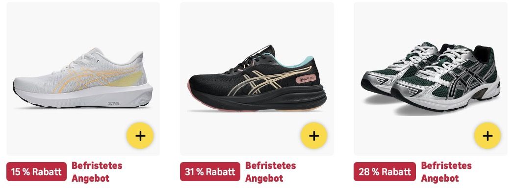 🤯👟 Amazon: Asics Sneaker im Sale mit bis -68% z.B. Gel-Challenger 15 Clay Sneaker ab 77€ (statt 93€) 🤯👟 Amazon: Asics Sneaker im Sale mit bis 68% z.B. Gel Challenger 15 Clay Sneaker ab 77€ (statt 93€)
