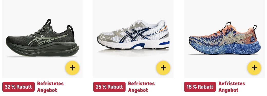 🤯👟 Amazon: Asics Sneaker im Sale mit bis -68% z.B. Gel-Challenger 15 Clay Sneaker ab 77€ (statt 93€) 🤯👟 Amazon: Asics Sneaker im Sale mit bis 68% z.B. Gel Challenger 15 Clay Sneaker ab 77€ (statt 93€)