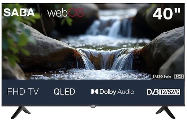 📺 Saba SA40Z1QF – 40 📺 Saba SA40Z1QF – 40 QLED Full HD Smart TV für 189,99€ (statt 299€)