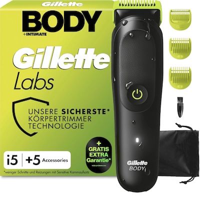 🪒 Gillette Labs i5 Body + Intimate Trimmer für 40,83€ (statt 48€)