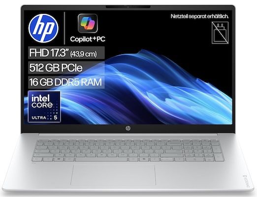 💻 HP OmniBook 3 - 17,3 💻 HP OmniBook 3 17,3 FHD Laptop mit 16/512GB für 899€ (statt 1.000€)