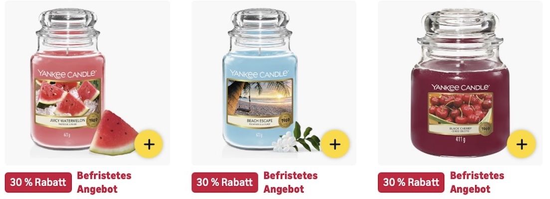🔝🕯️ Amazon: Yankee Candle Sale mit bis -43% z.B. Vanilla Cupcake für 23€ (statt 30€) 🔝🕯️ Amazon: Yankee Candle Sale mit bis 43% z.B. Vanilla Cupcake für 23€ (statt 30€)