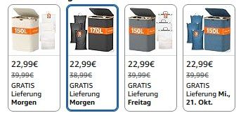 🧺 53% Rabatt auf faltbaren Lifewit Wäschekorb (150L) mit Deckel für 15,86€ (statt 30€) - versch. Farben 🧺 53% Rabatt auf faltbaren Lifewit Wäschekorb (150L) mit Deckel für 15,86€ (statt 30€) versch. Farben