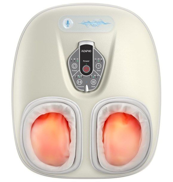 🦶 RENPHO Fußmassagegerät mit Wärme & Sprachsteuerung für 89,99€ (statt 112€)