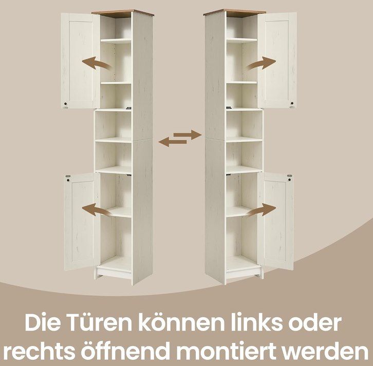 🗄️ SONGMICS Badezimmerhochschrank mit 2 Türen für 49,99€ (statt 70€) 🗄️ SONGMICS Badezimmerhochschrank mit 2 Türen für 49,99€ (statt 70€)