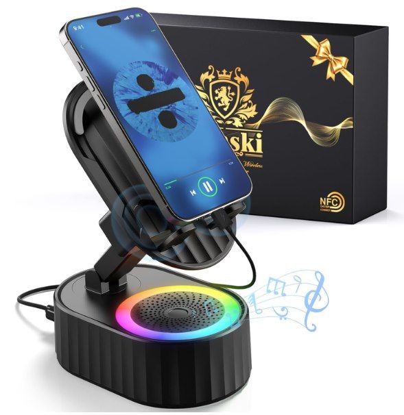 🔉 Lenski BT 5.4 Lautsprecher inkl. Handyständer & Powerbank für 10,49€ (statt 20€)