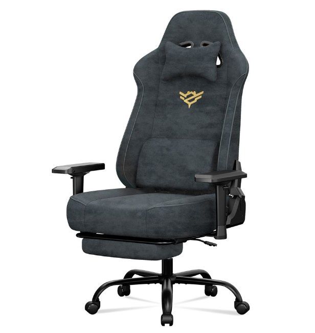 💺 SONGMICS Gaming Stuhl (bis 200kg) aus Wildlederimitat für 123,99€ (statt 150€)