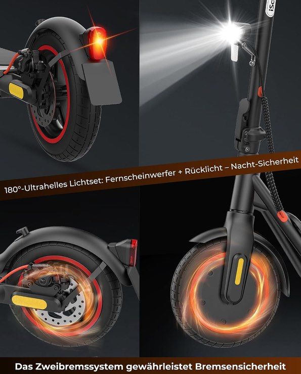 🛴 iScooter I9M E-Scooter mit Straßenzulassung, 120kg, 10 Zoll für 194,65€ (statt 265€) 🛴 iScooter I9M E Scooter mit Straßenzulassung, 120kg, 10 Zoll für 194,65€ (statt 265€)