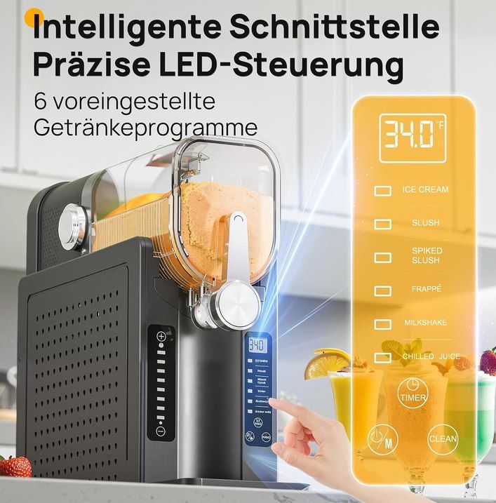 🍨 INITIO 2L Slushie Maschine mit Selbstreinigung für 118,99€ (statt 170€) 🍨 INITIO 2L Slushie Maschine mit Selbstreinigung für 118,99€ (statt 170€)