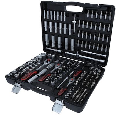 🛠️ KS Tools Steckschlüssel-Satz, Cr-V, 195-teilig für 72,40€ (statt 90€)