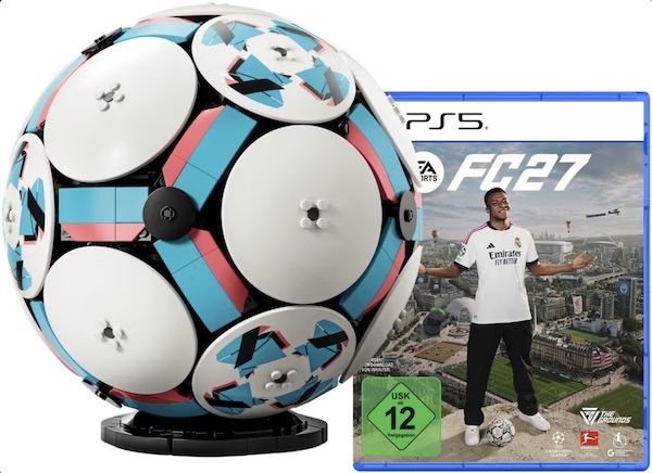 ⚽️ LEGO Editions Fußball (43019) + EA Sports FC 27 (PS5) für 118,99€ (statt 151€) ⚽️ LEGO Editions Fußball (43019) + EA Sports FC 27 (PS5) für 118,99€ (statt 151€)