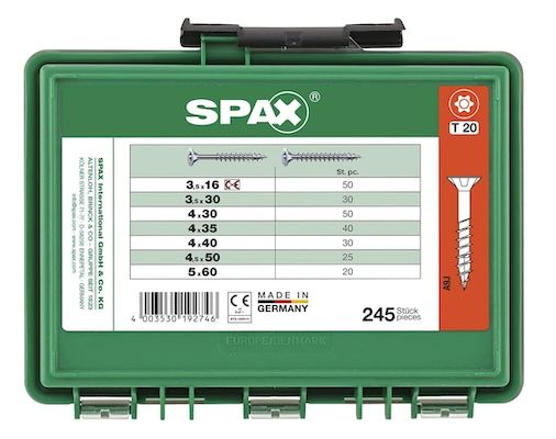 🔩 Spax T-STAR Plus Schrauben-Set TX WIROX, 245 tlg. für 14,99€ (statt 20€) 🔩 Spax T STAR Plus Schrauben Set TX WIROX, 245 tlg. für 14,99€ (statt 20€)