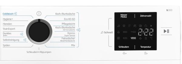 🧺 Beko BM3WFU4941W1 Waschmaschine, 9 kg für 291,54€ (statt 348€)