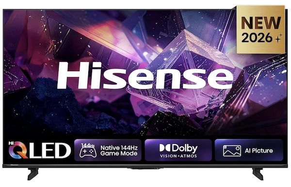📺 Hisense 85E7DS Pro   85 Zoll QLED UHD Fernseher mit 144 Hz für 799€ (statt 1.039€)