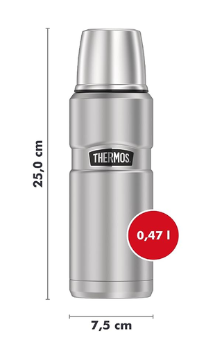 ♨️ Thermos King Edelstahl Isolierflasche 0,47 l für 16,09€ (statt 22€) ♨️ Thermos King Edelstahl Isolierflasche 0,47 l für 16,09€ (statt 22€)