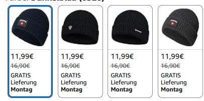 🛖👒 Höhenhorn Ronce Knitted Beanie Unisex Strickmütze für 11,99€ (statt 17€)