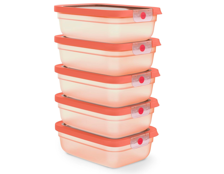 🍲🍲 5x EMSA N1231800 oneClick Vorratsdosen je 1,2l für 27,19€ (statt 50€)