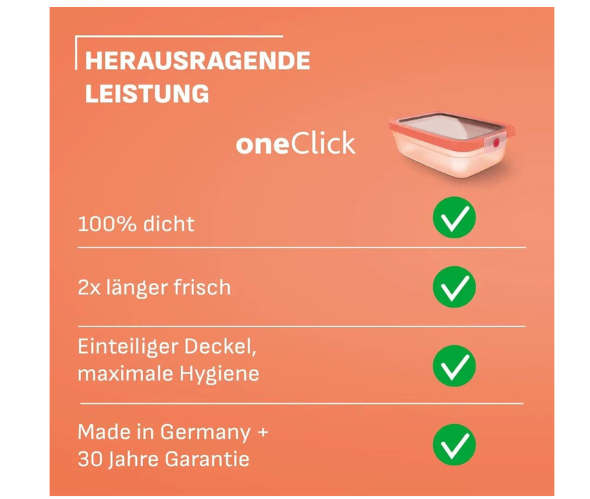 🍲🍲 5x EMSA N1231800 oneClick Vorratsdosen je 1,2l für 27,19€ (statt 50€) 🍲🍲 5x EMSA N1231800 oneClick Vorratsdosen je 1,2l für 27,19€ (statt 50€)