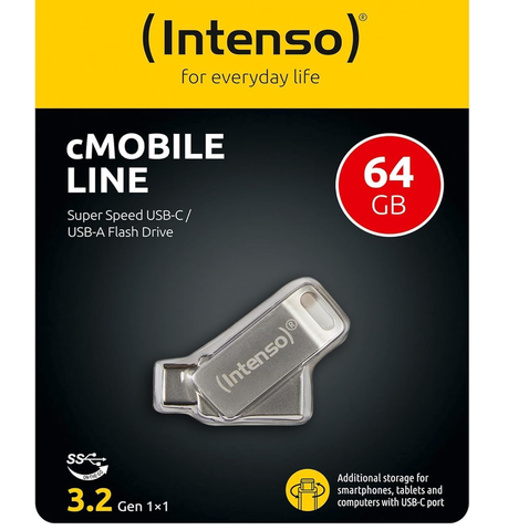 📀 Intenso cMobile Line 64GB USB 3.2 Stick für 9,99€ (statt 17€) 📀 Intenso cMobile Line 64GB USB 3.2 Stick für 9,99€ (statt 17€)