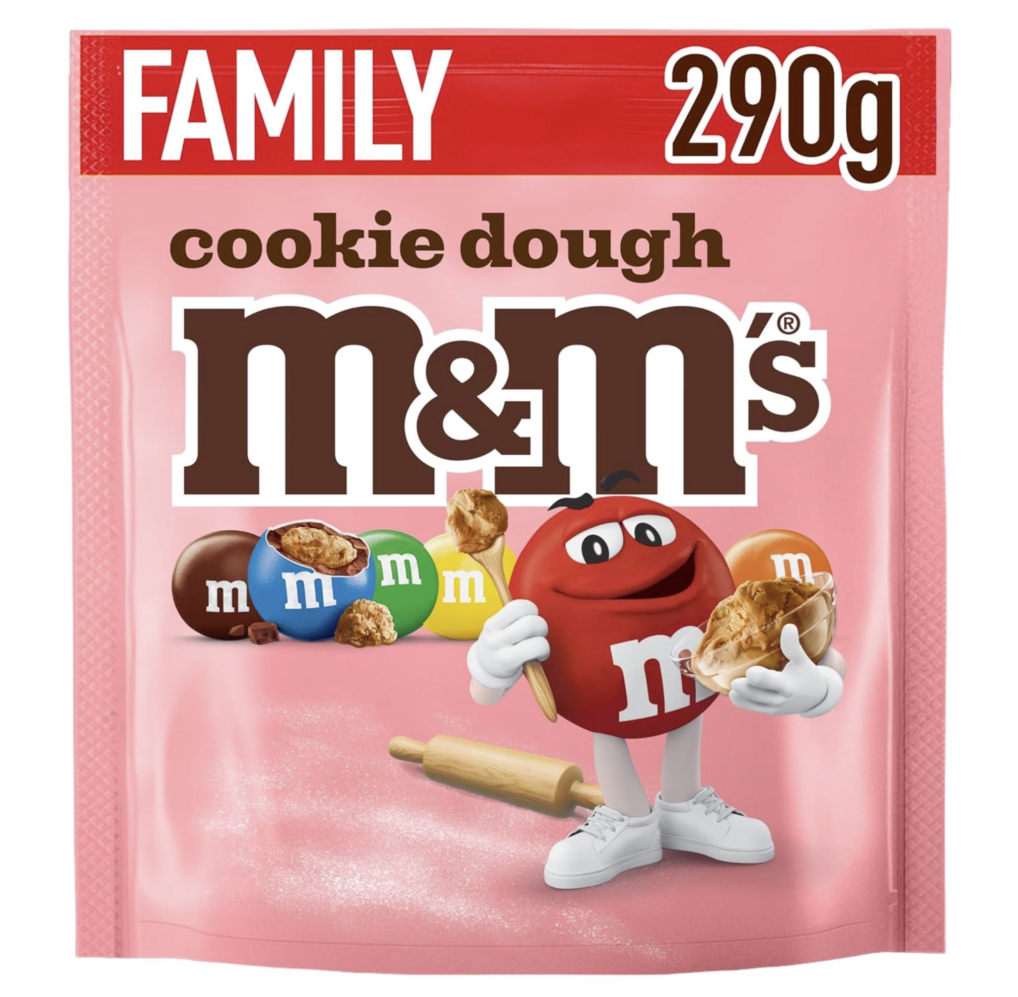 🤤 Süchtigmacher 🍫 M&MS Cookie Dough Keksteig Schokolinsen, 290g ab 3,51€ (statt 4,79€)