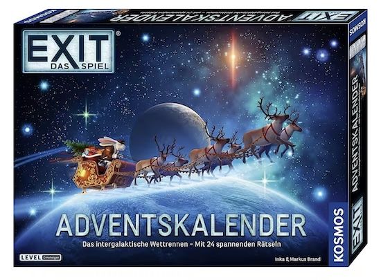 đ
Kosmos EXIT Das Spiel Adventskalender ab 23,99⏠(statt 30âŹ) đ
Kosmos EXIT Das Spiel Adventskalender ab 23,99⏠(statt 30âŹ)