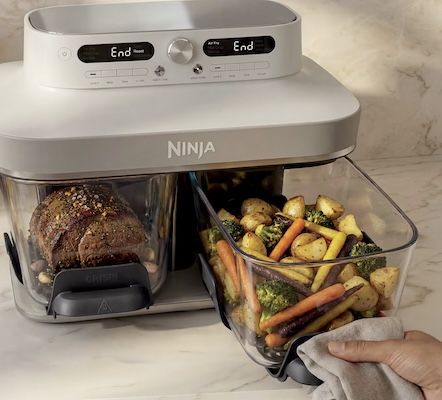 🍟 Ninja CRISPi DualZone Glas-AirFryer (2x 3,8 L) für 280,49€ (statt 330€) 🍟 Ninja CRISPi DualZone Glas AirFryer (2x 3,8 L) für 280,49€ (statt 330€)