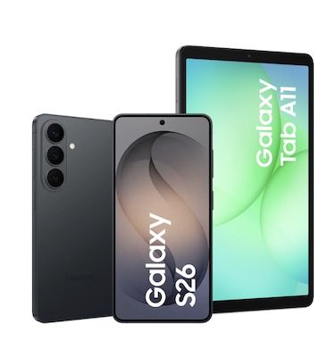 KRASS! 📱 Samsung Galaxy S26 & Galaxy Tab A11 für 49,99€ + Vodafone Allnet 50GB für 29,99€ mtl.