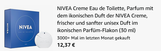 đ¸ NIVEA Creme Unisex Eau de Toilette 30ml ab 12,37⏠(statt 21âŹ) đ¸ NIVEA Creme Unisex Eau de Toilette 30ml ab 12,37⏠(statt 21âŹ)