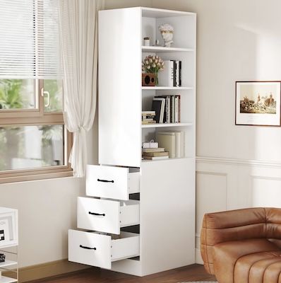 🤔 Fehler? 📚 Luhomfu Bücherregal mit seitlichen Schubladen für 45,99€ (statt 125€)