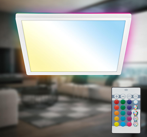 💡 B.K.Licht - LED Deckenlampe 29cm mit Backlight und FB für nur 14,95€ (statt 35€) 💡 B.K.Licht LED Deckenlampe 29cm mit Backlight und FB für nur 14,95€ (statt 35€)