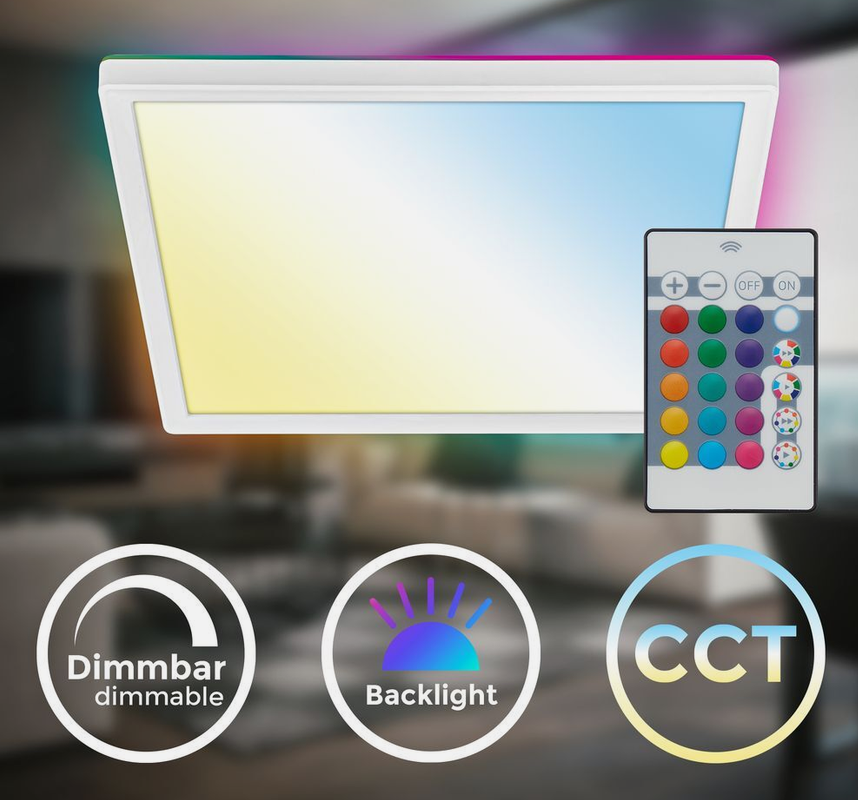 💡 B.K.Licht - LED Deckenlampe 29cm mit Backlight und FB für nur 14,95€ (statt 35€) 💡 B.K.Licht LED Deckenlampe 29cm mit Backlight und FB für nur 14,95€ (statt 35€)
