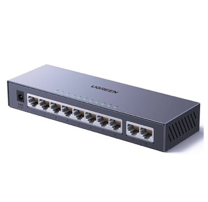 👨‍💻 UGREEN 10-Port Gigabit Lan Switch mit Metallgehäuse für 19,99€ (statt 24€)