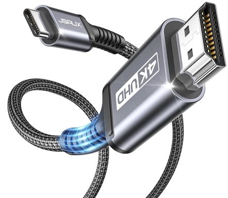 💻 JSAUX USB C auf HDMI Kabel 4K@60Hz (2 Meter) ab 6,93€ (statt 10€)