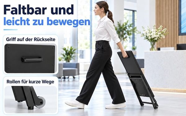 👋 MWE FHD 32″ Kundenstopper Display mit Rollen für 389,40€ (statt 649€)
