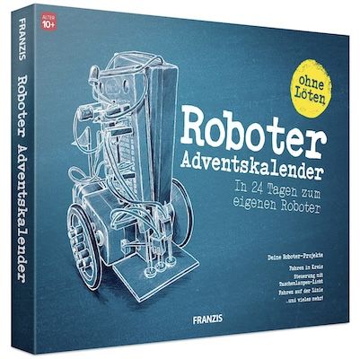 🤖 Franzis Roboter Adventskalender (ohne Löten) für 19,95€ (statt 25€)