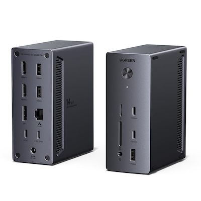 🖥️ UGREEN CM843 Monitor-Dockingstation (2x HDMI 4K@60Hz + DP 8K) für 99,99€ (statt 114€)